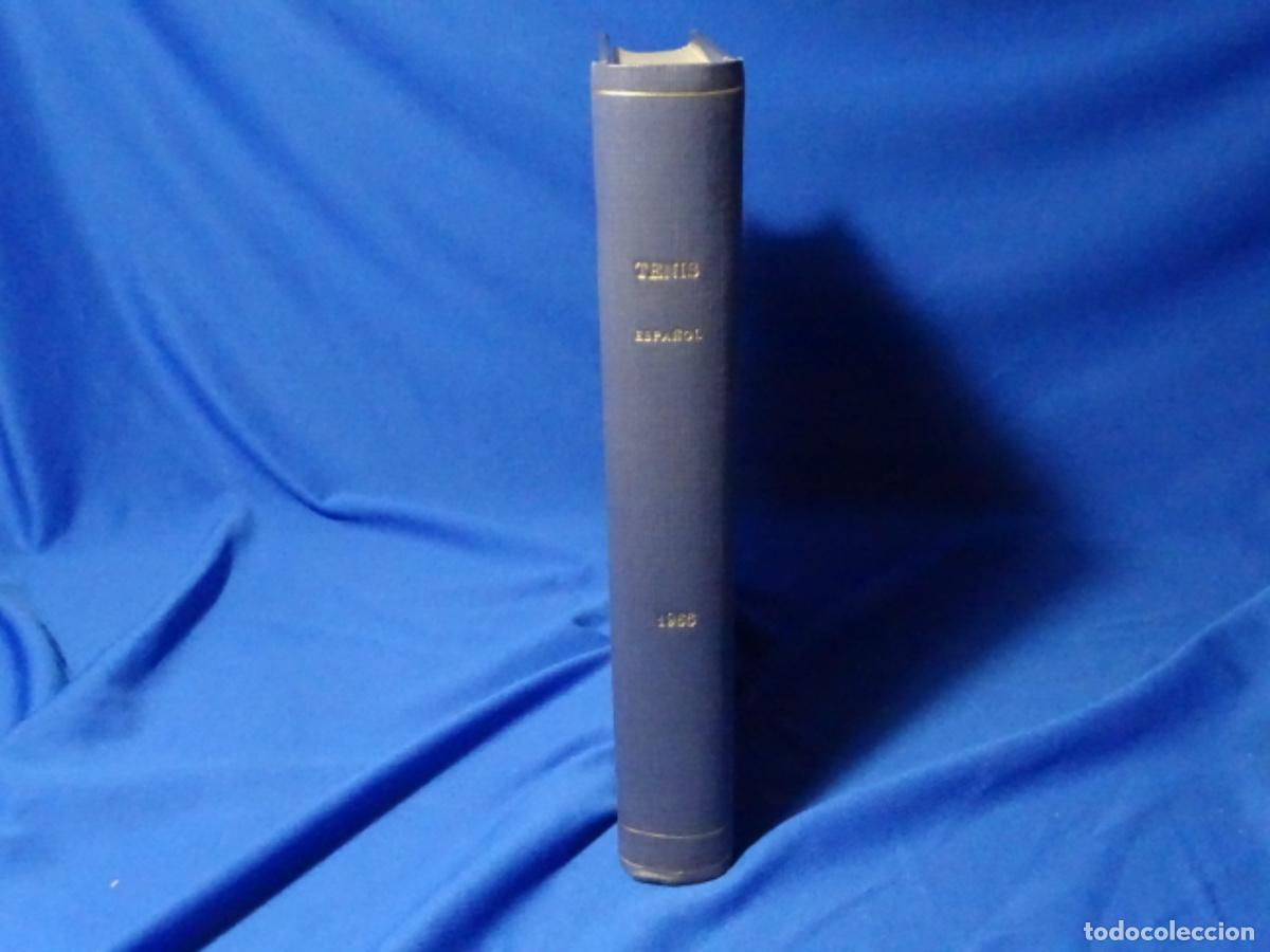 Coleccionismo deportivo: REVISTA TENIS ESPA&Ntilde;OL A&Ntilde;O 1966 COMPLETO Y ENCUADERNADO.