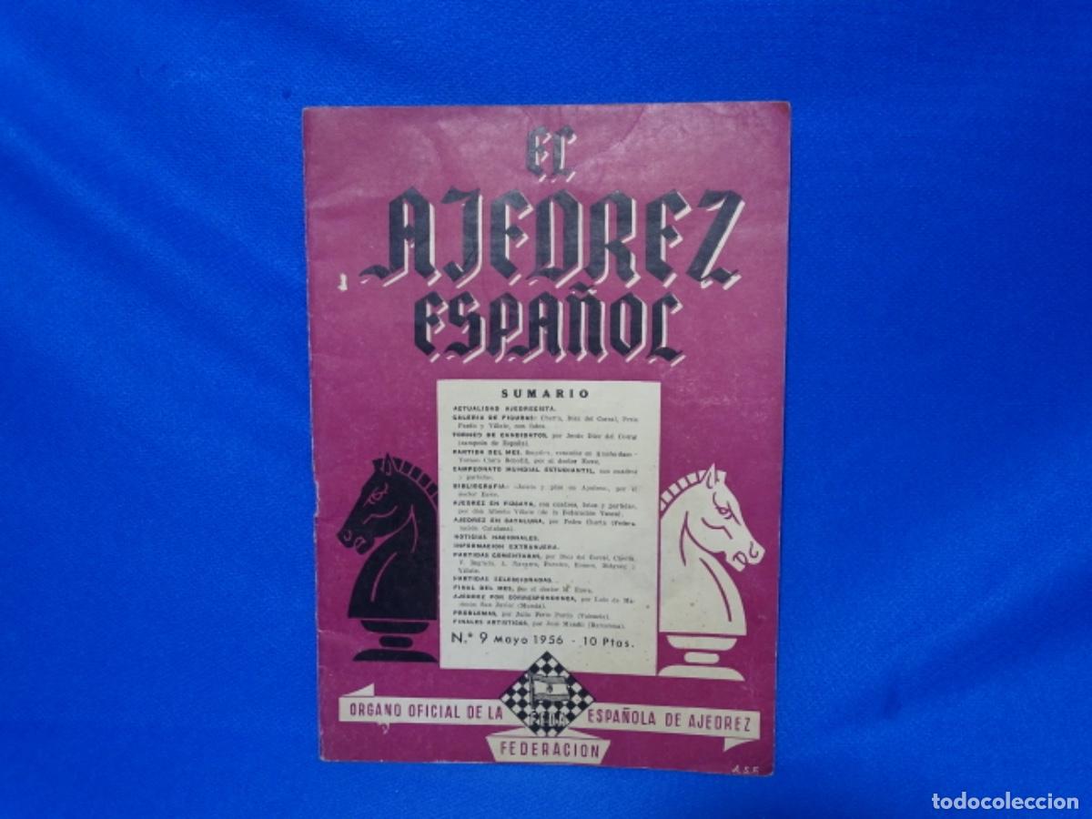 Coleccionismo deportivo: REVISTA EL AJEDREZ ESPA&Ntilde;OL. N&Uacute;MERO 9. 1956.