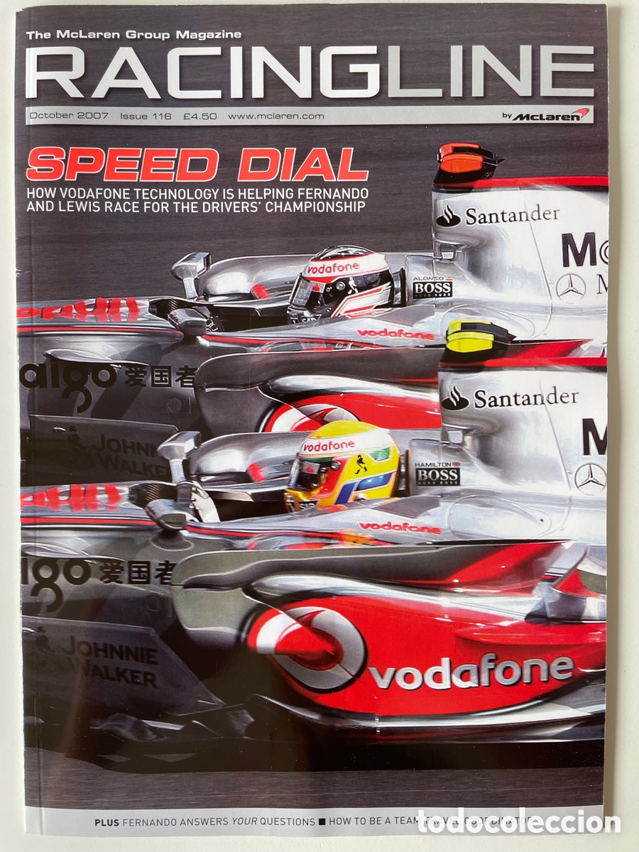 Sports collectibles: Revista Racingline by McLaren #116 10/2007