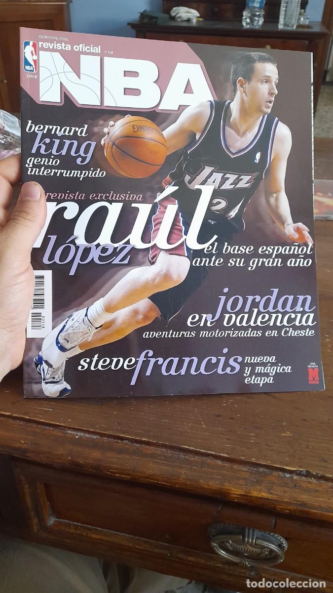 Coleccionismo deportivo: Revista de baloncesto oficial NBA 148 Ra&uacute;l L&oacute;pez Jordan Pau Gasol Wink Steve Francis
