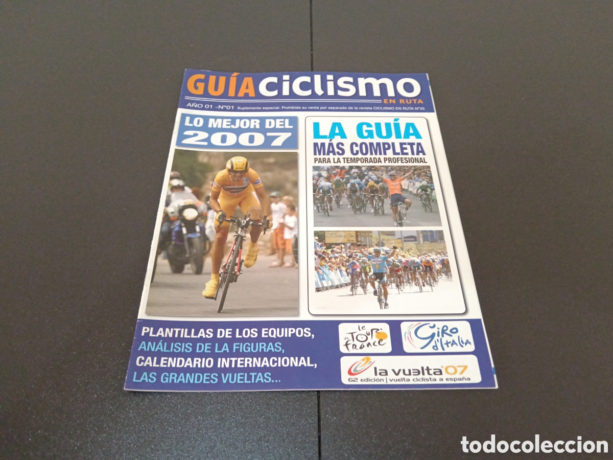 Coleccionismo deportivo: REVISTA GU&Iacute;A CICLISMO EN RUTA N&Uacute;MERO 1 A&Ntilde;O 2007 LO MEJOR DEL 2007