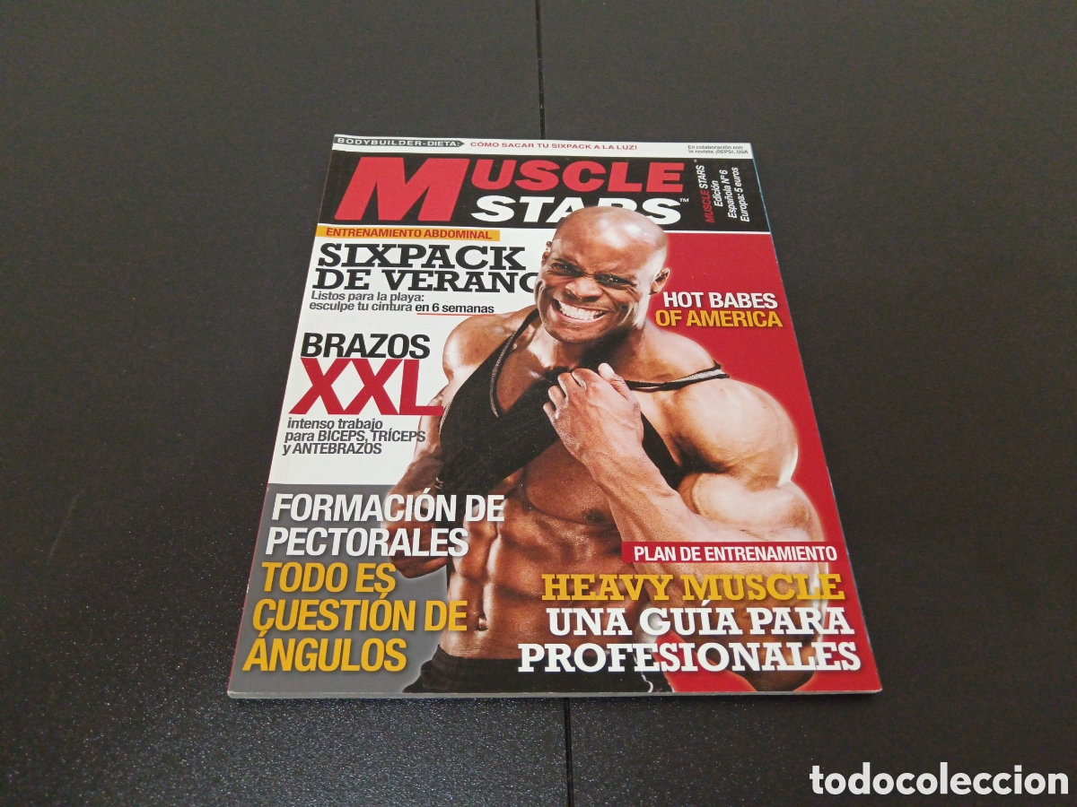 Sammelleidenschaft Sport: REVISTA MUSCLE STARS N&Uacute;MERO 6 A&Ntilde;O 2012 BRAZOS XXL