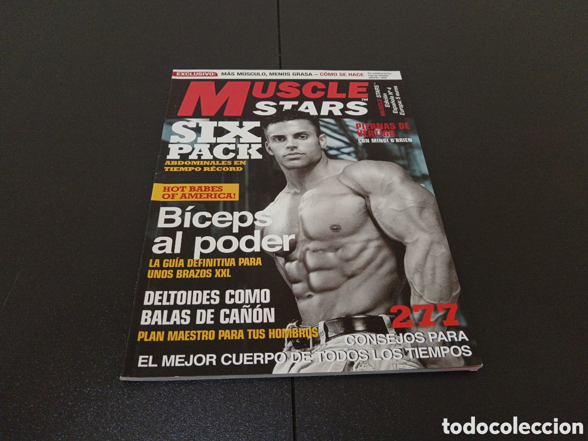 Sammelleidenschaft Sport: REVISTA MUSCLE STARS N&Uacute;MERO 4 A&Ntilde;O 2011 B&Iacute;CEPS AL PODER