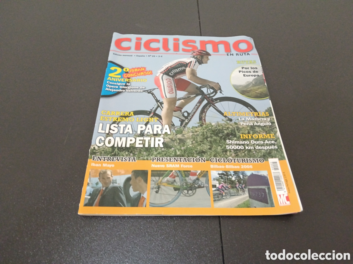 Coleccionismo deportivo: REVISTA CICLISMO EN RUTA N&Uacute;MERO 25 LISTA PARA COMPETIR