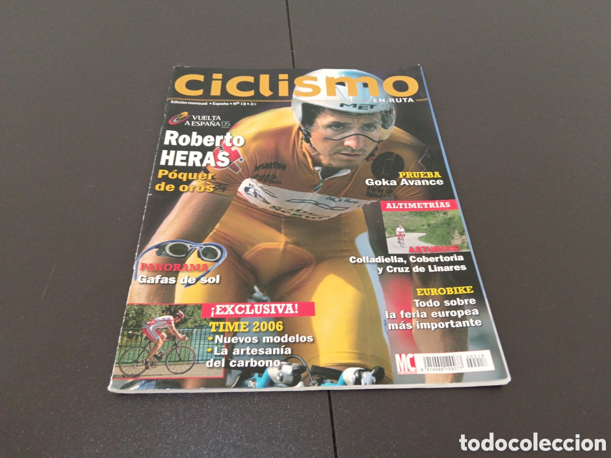 Coleccionismo deportivo: REVISTA CICLISMO EN RUTA N&Uacute;MERO 18 ROBERTO HERAS P&Oacute;QUER DE ORO