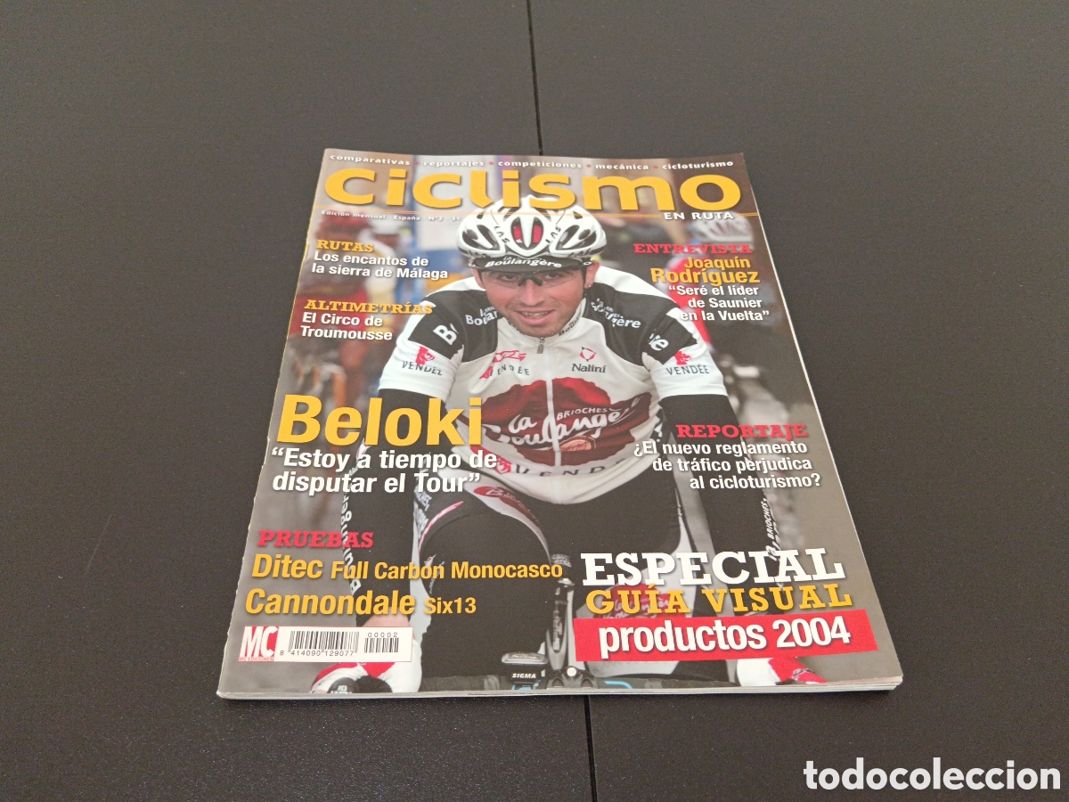 Coleccionismo deportivo: REVISTA CICLISMO EN RUTA N&Uacute;MERO 2 BELOKI ESTOY A TIEMPO DE DISPUTAR EL TOUR
