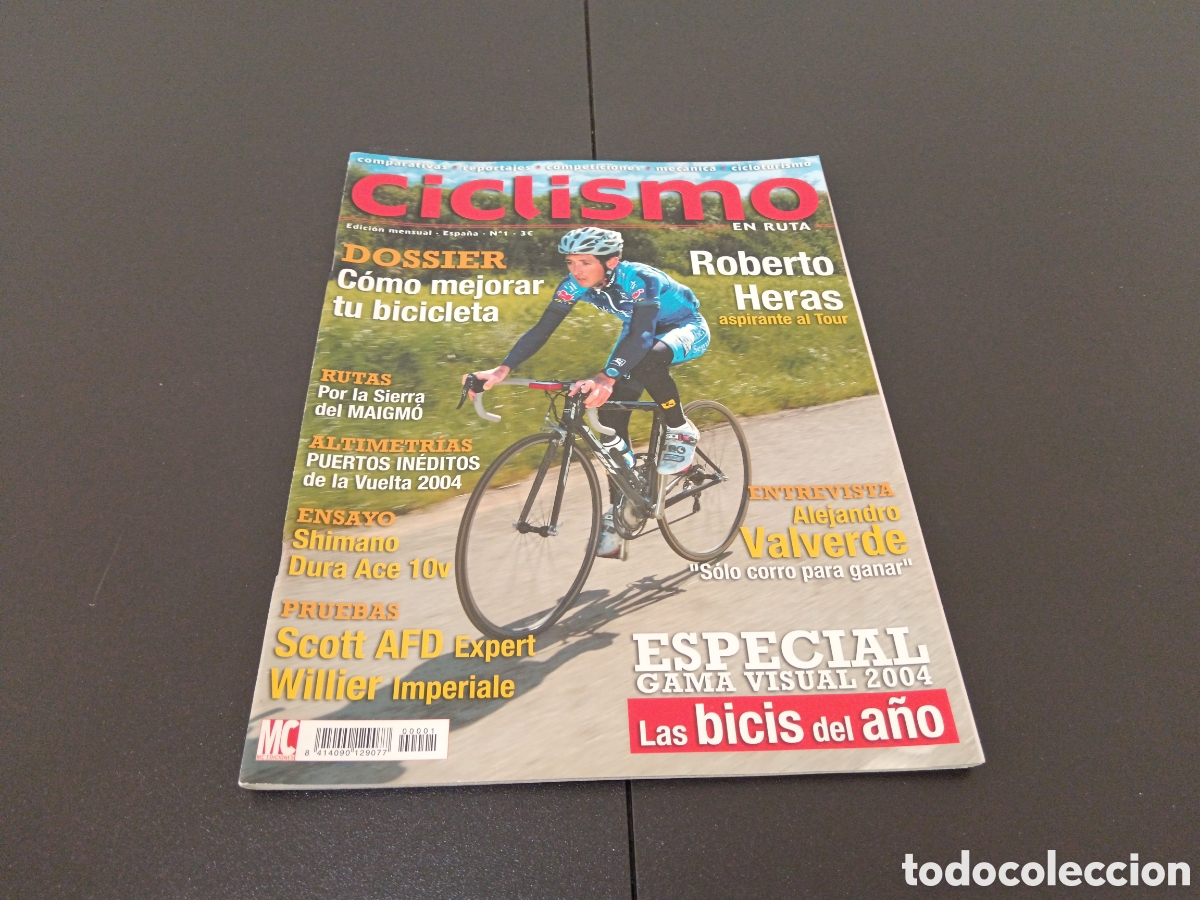 Coleccionismo deportivo: REVISTA CICLISMO EN RUTA N&Uacute;MERO 1 DOSSIER C&Oacute;MO MEJORAR TU BICICLETA