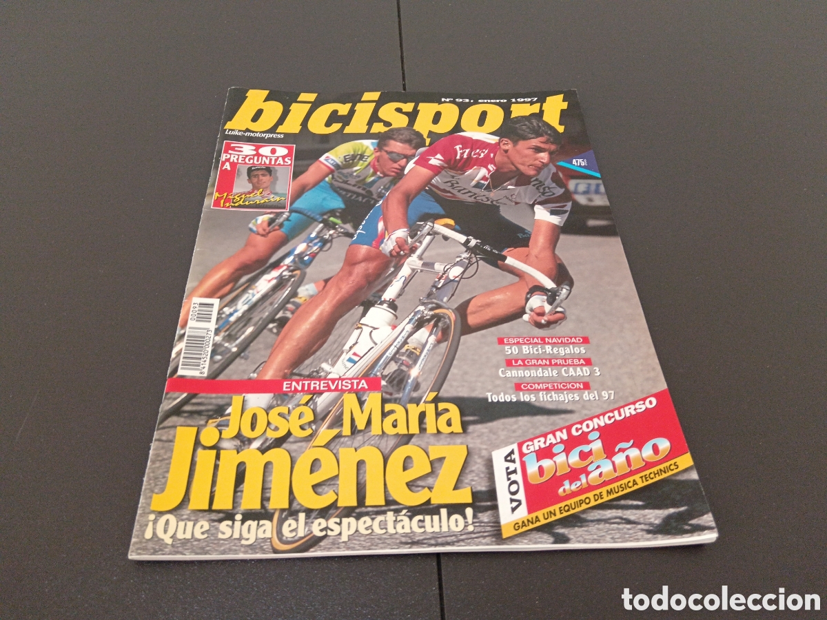Coleccionismo deportivo: REVISTA BICISPORT N&Uacute;MERO 93 A&Ntilde;O 1997 JOS&Eacute; MAR&Iacute;A JIM&Eacute;NEZ