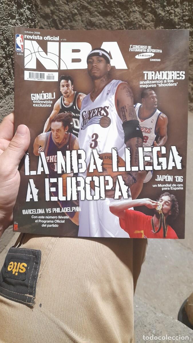 Coleccionismo deportivo: Revista 170 oficial NBA Baloncesto basket Jap&oacute;n Espa&ntilde;a mundial