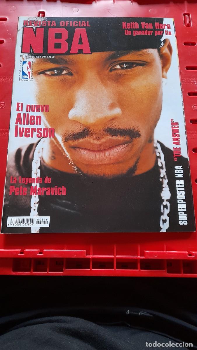 Coleccionismo deportivo: Revista NBA 116 Baloncesto Allen Iverson Pete Maravich p&oacute;ster The Answer Keith Van Horn