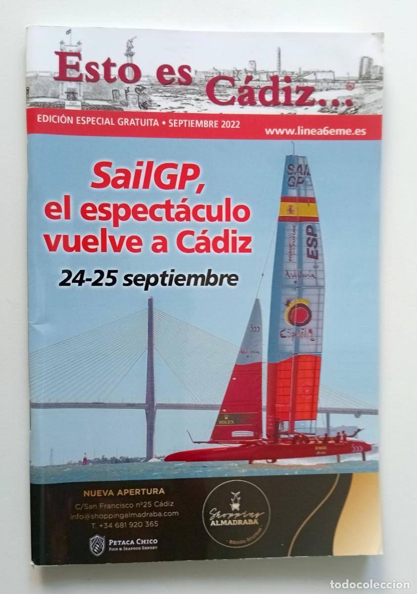 Coleccionismo deportivo: REVISTA ESPECIAL GRAN PREMIO DE ANDALUC&Iacute;A DE CATAMARANES SAIL GP C&Aacute;DIZ 2022