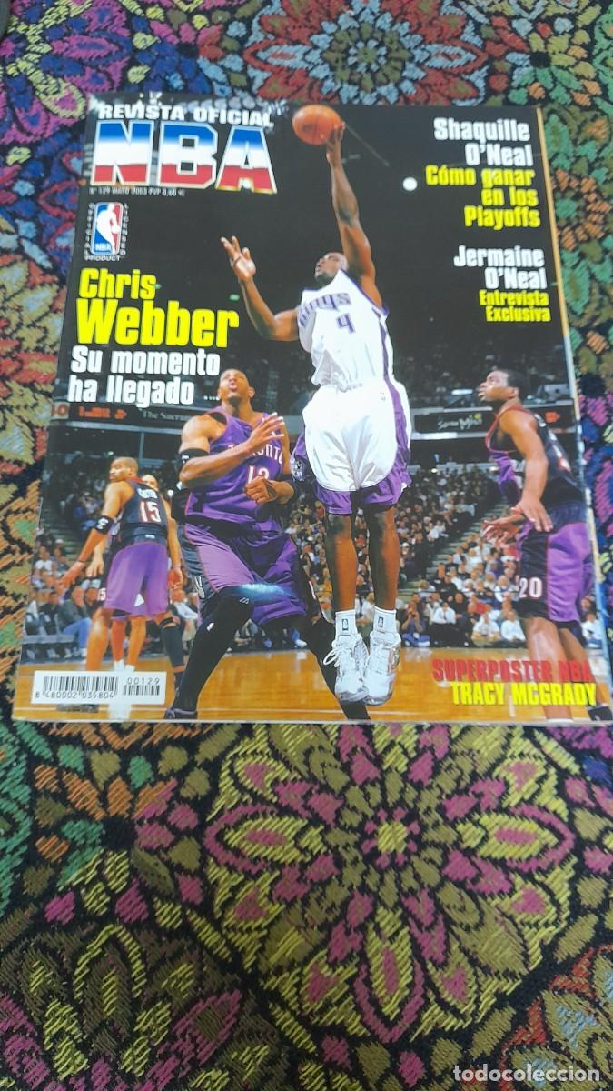 Coleccionismo deportivo: Revista poster NBA 129 Chris Webber Tracy McGrady Shaquille O'neal Jermaine Emanuel Ginobili