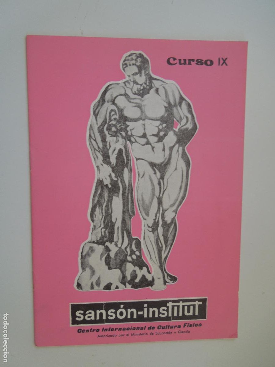 Collectionnisme sportif: SANSON INSTITUT, CENTRO INTERNACIONAL DE CULTURA FISICA, CURSO IX -1964 - MANUEL RILLOS
