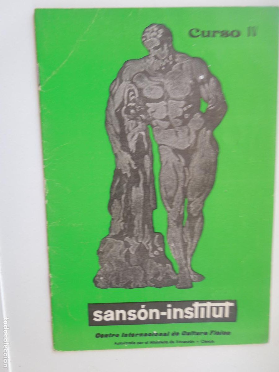 Collectionnisme sportif: SANSON INSTITUT, CENTRO INTERNACIONAL DE CULTURA FISICA, CURSO IV -1964 - MANUEL RILLO