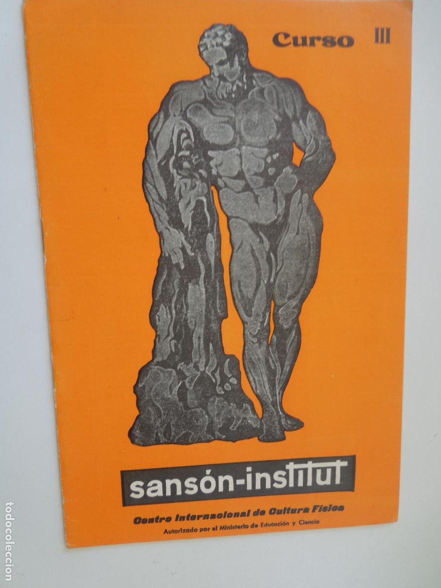 Collectionnisme sportif: SANSON INSTITUT, CENTRO INTERNACIONAL DE CULTURA FISICA, CURSO III -1964 - MANUEL RILLO