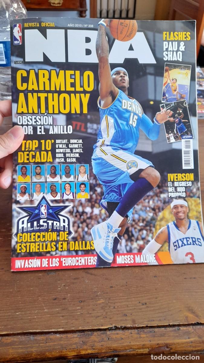 Coleccionismo deportivo: Revista baloncesto basket NBA 208 Luis Scola Allen Iverson poster Shaquille O'neal Pau Gasol