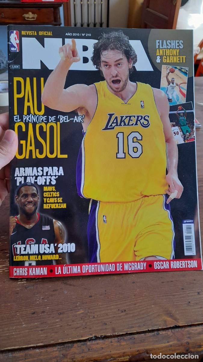 Coleccionismo deportivo: Revista baloncesto basket NBA 210 Pau Gasol Chris Kaman George Karl Oscar Robertson