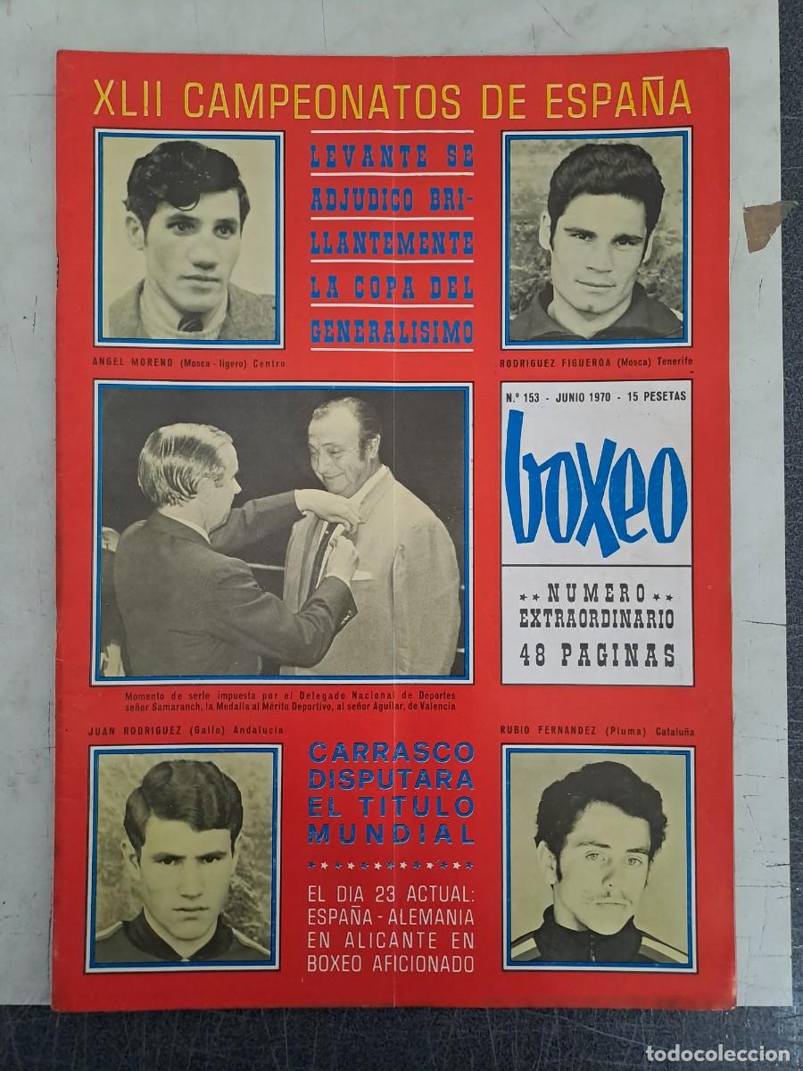 Coleccionismo deportivo: Boxeo 153, XLII campeonatos de Espa&ntilde;a, en buen estado