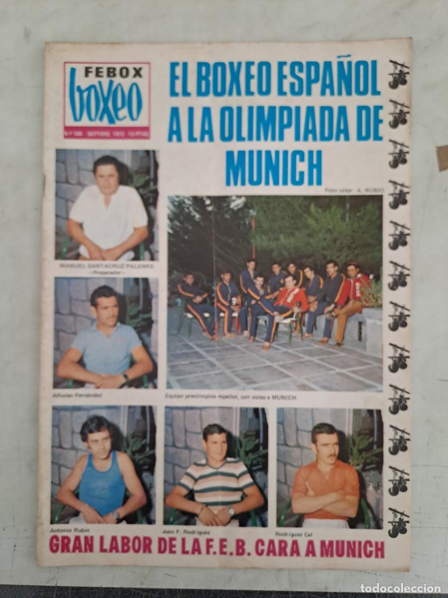 Coleccionismo deportivo: Febox boxeo 180, el boxeo Espa&ntilde;ol a la olimpiada de M&uacute;nich, en buen estado