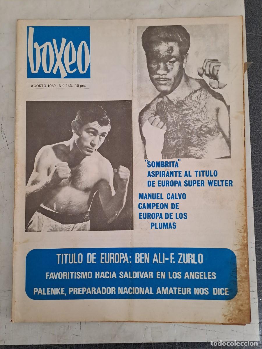 Coleccionismo deportivo: Boxeo 143, titulo de Europa, en buen estado