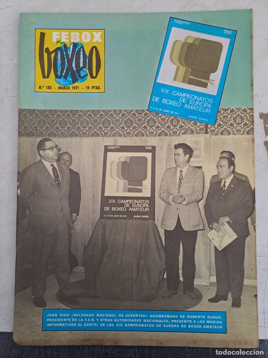 Coleccionismo deportivo: Febox boxeo 162, XIX campeonatos de Europa de boxeo amateur, en buen estado