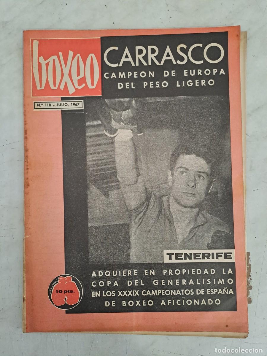 Coleccionismo deportivo: Boxeo 118, Carrasco, campe&oacute;n de Europa, en buen estado
