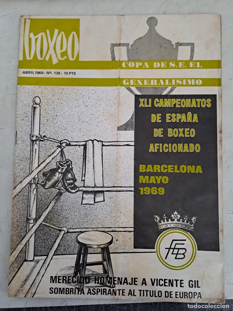 Coleccionismo deportivo: Boxeo 139, XLI campeonatos de Espa&ntilde;a, en buen estado