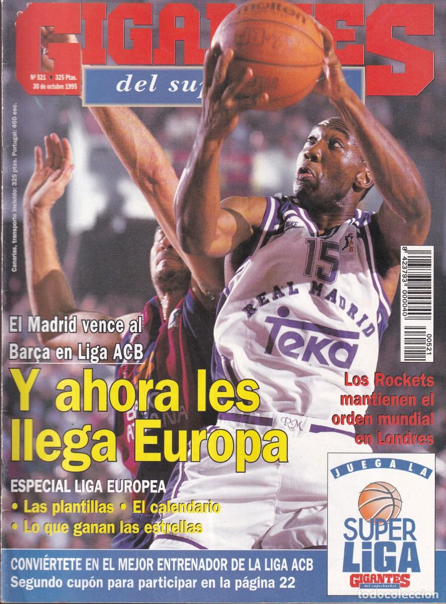 Sports collectibles: GIGANTES DEL BASKET - N&ordm; 521 - EL MADRID VENCE AL BARCA EN LIGA ACB