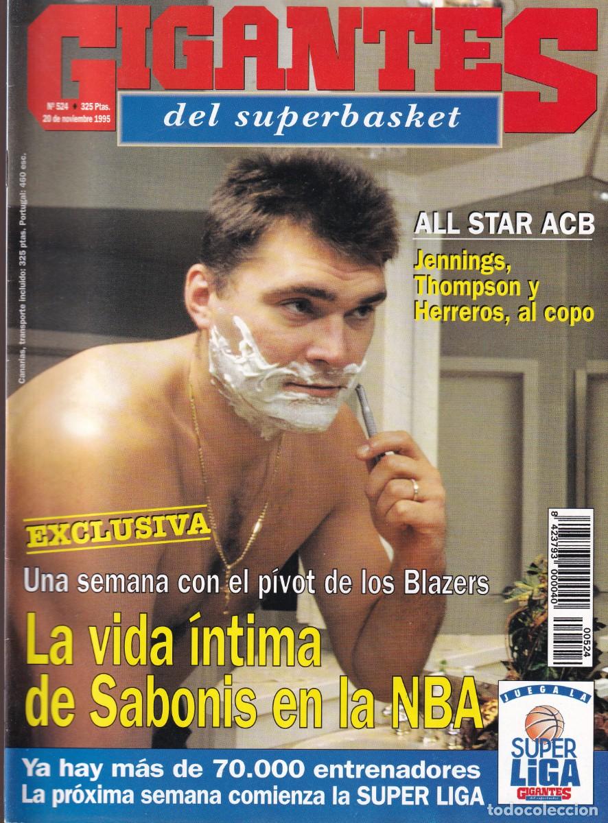 Sports collectibles: GIGANTES DEL BASKET - N&ordm; 524 - SABONIS, UNA SEMANA CON EL PIVOT DE LOS BLAZERS