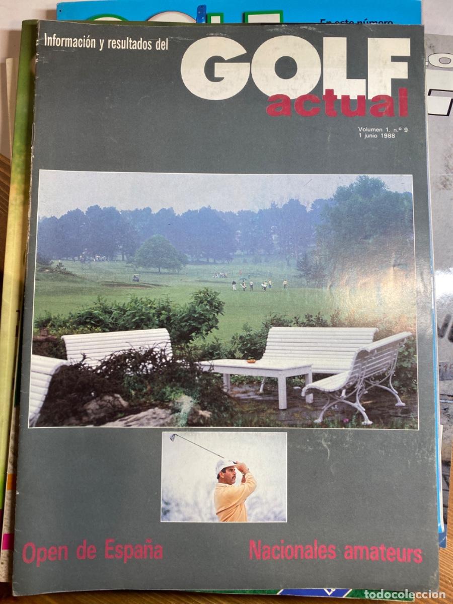 Sports collectibles: REVISTA GOLF ACTUAL N&ordm; 9 JUNIO 1988. MARIA ORUETA , SEVE