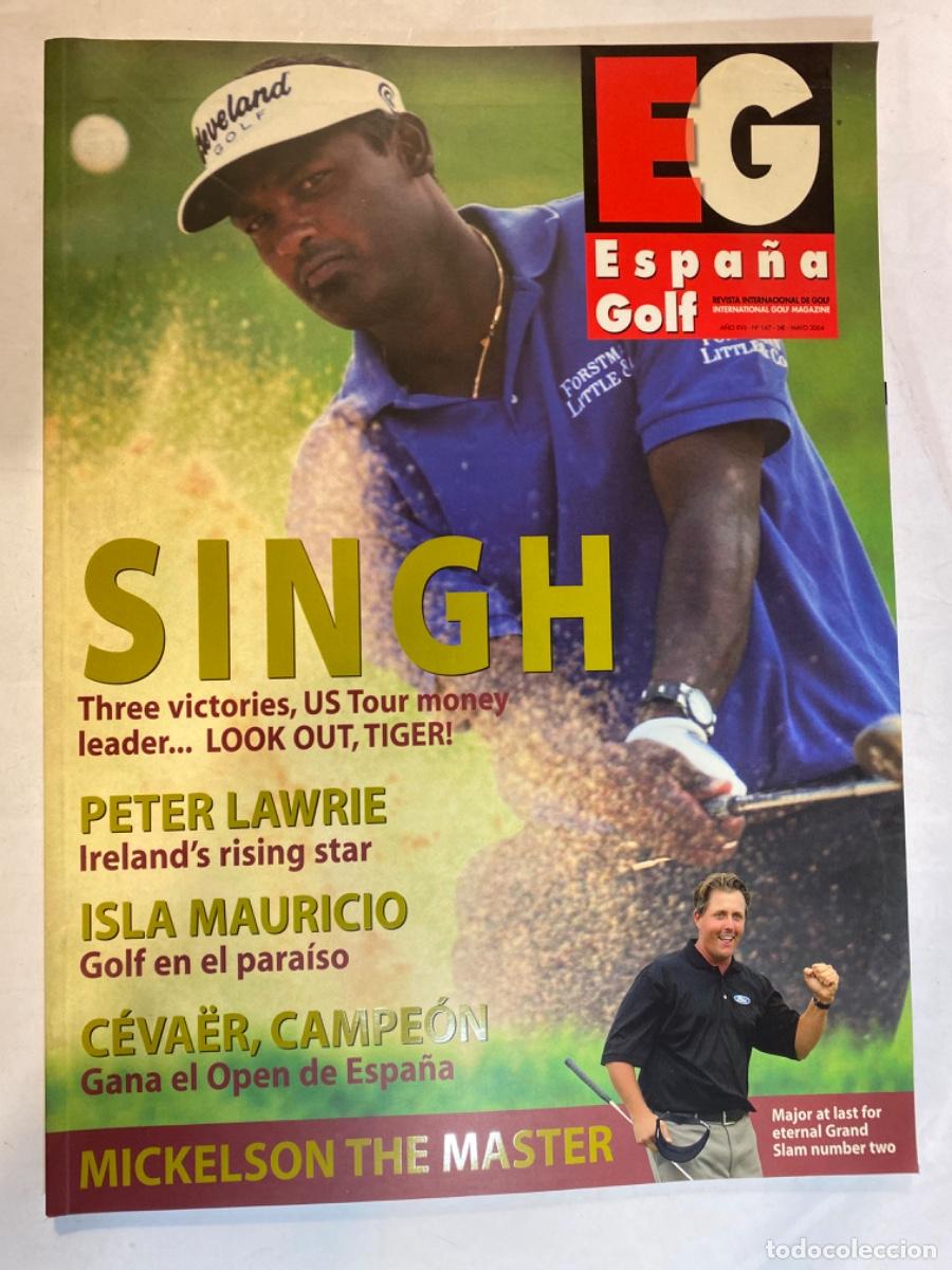 Sports collectibles: ESPA&Ntilde;A GOLF REVISTA N&ordm; 147 MAYO 2004 TIGER