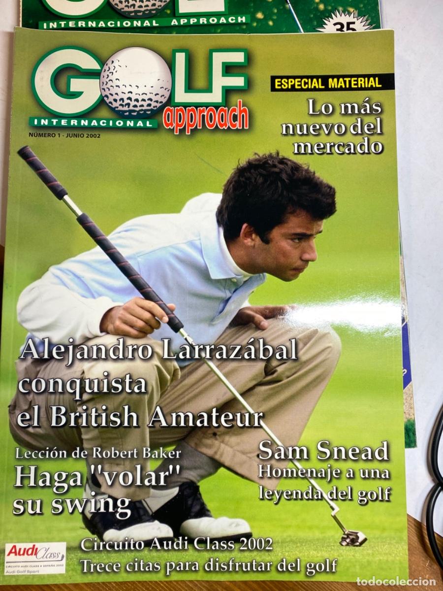 Sports collectibles: GOLF INTERNACIONAL APPROACH NUM 1 JUNIO 2002 . LARRAZABAL
