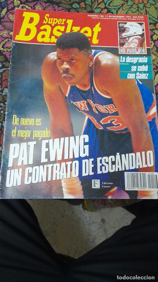 Collectionnisme sportif: Revista baloncesto super basket 106 mundial Rallies coche Carlos Sainz