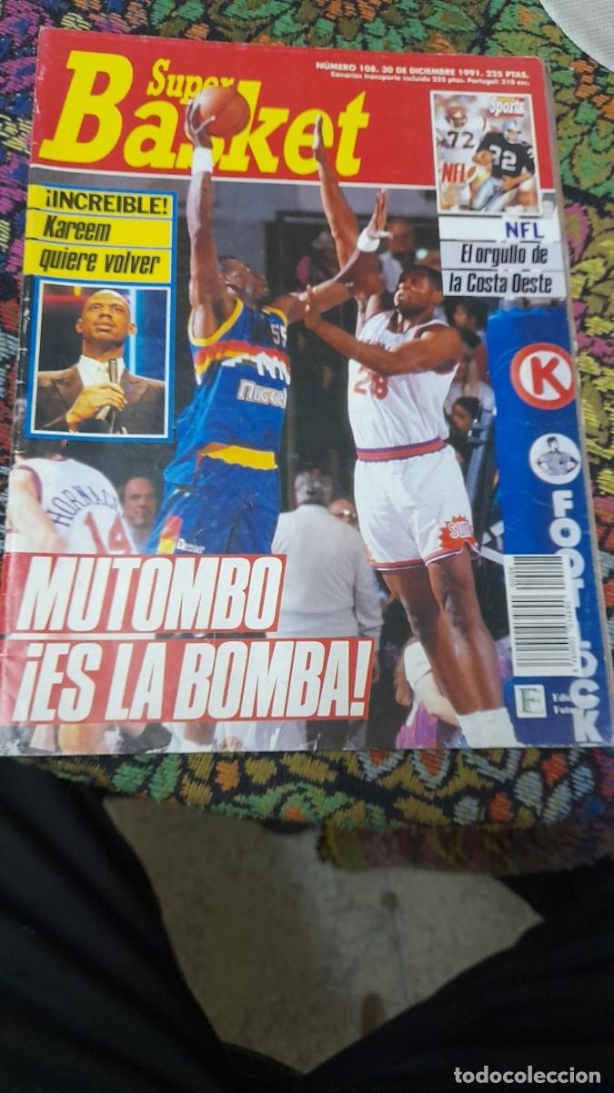 Colecionismo desportivo: Revista baloncesto super basket 108 NFL CAVS Mark Price Dikembe Mutombo