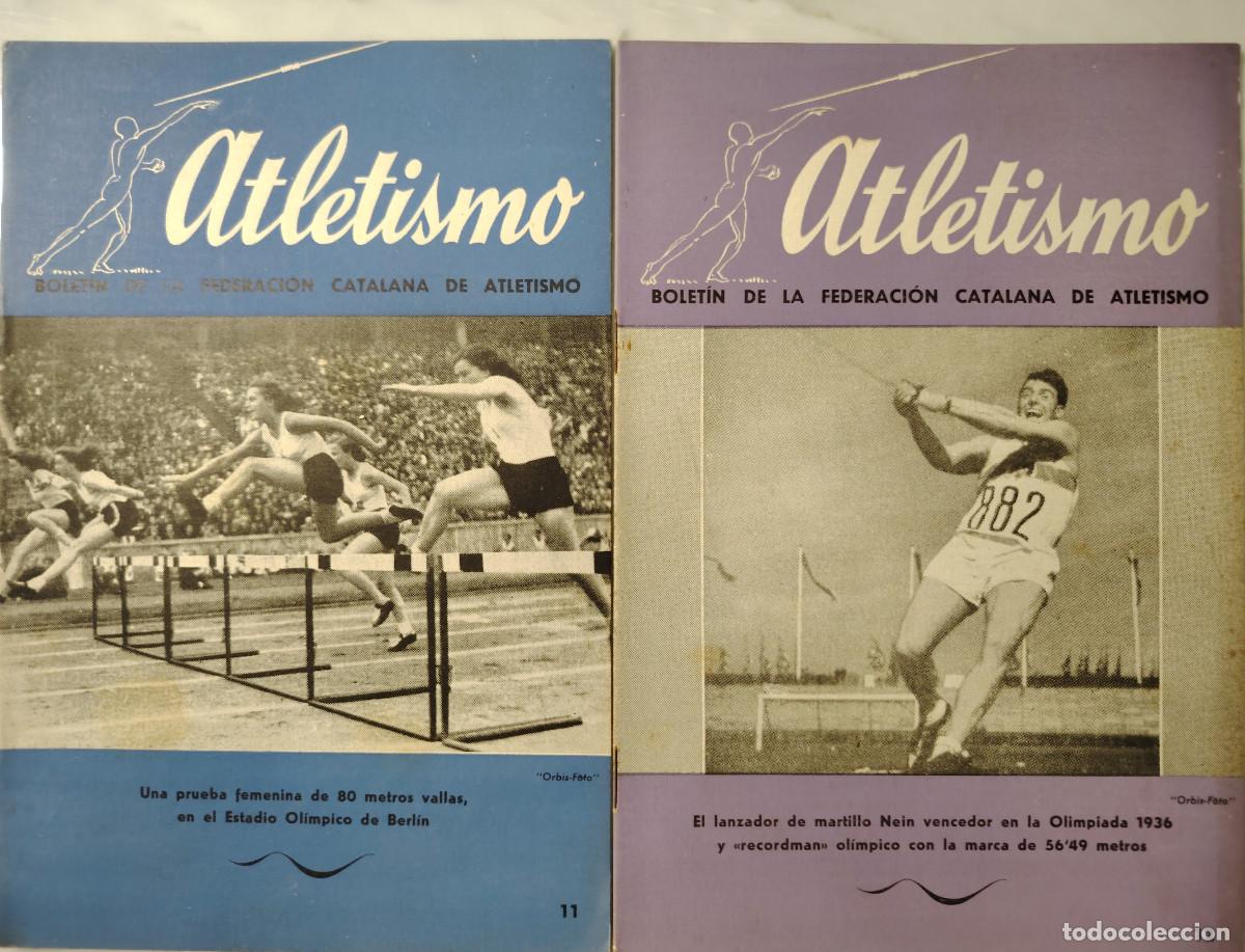 Sports collectibles: Circular de la Federaci&oacute;n Catalana de Atletismo. 27 n&uacute;meros (a&ntilde;os 1944-1949)