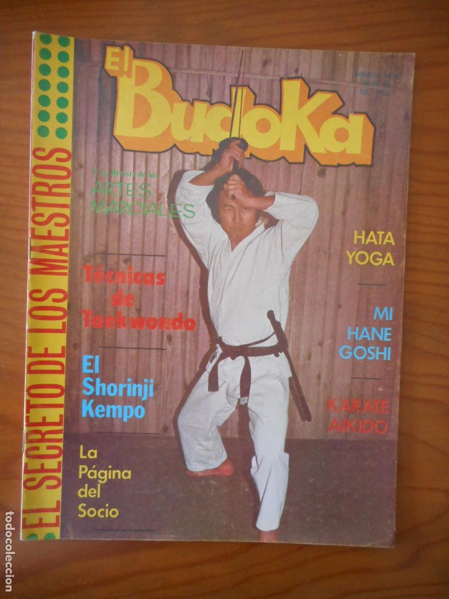 Sports collectibles: El Budoka. N&ordm; 49. Revista de Artes Marciales. 1978. Hata Yoga. Shorinji-Kempo. Taekwondo.