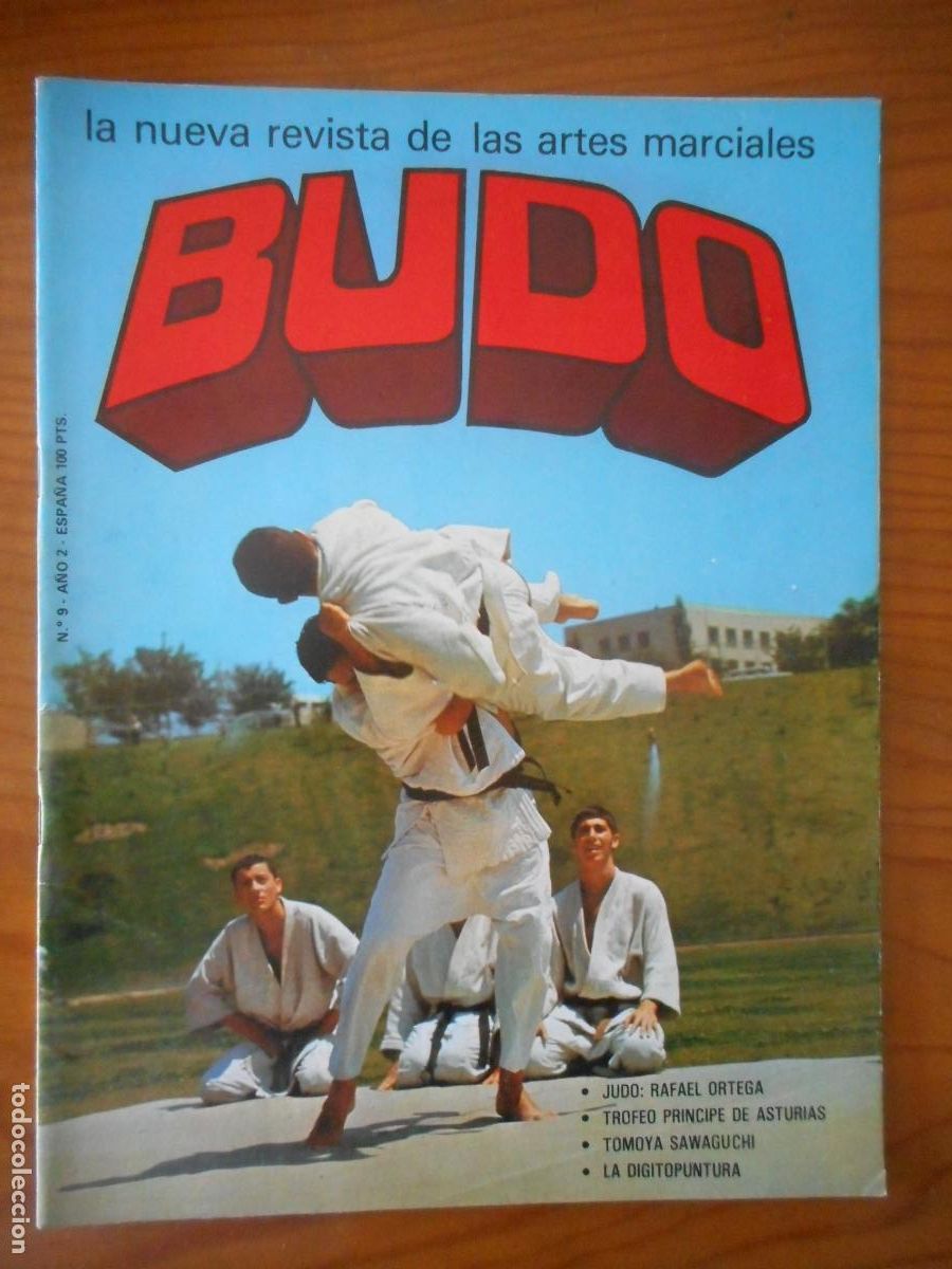Coleccionismo deportivo: Budo, Revista de las artes marciales. N&ordm; 9. Rafael Ortega. Tomoya Sawaguchi. Digitopuntura.