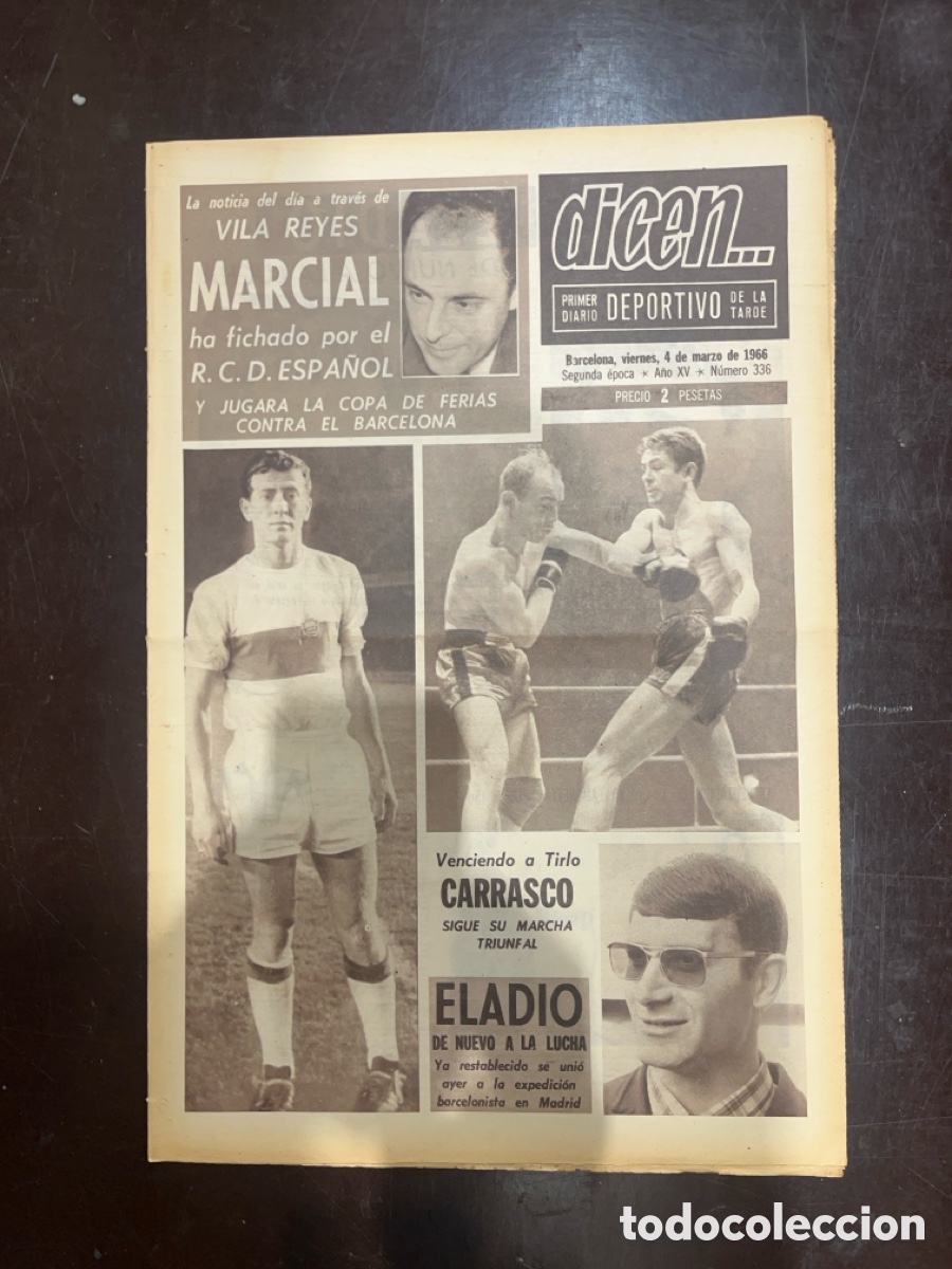 Sammelleidenschaft Sport: REVISTA QUE DICEN&hellip;,DIARIO DEPORTIVO DE LA TARDE, N&Uacute;MERO 336, (BARCELONESA PUBLICACIONES S.A)