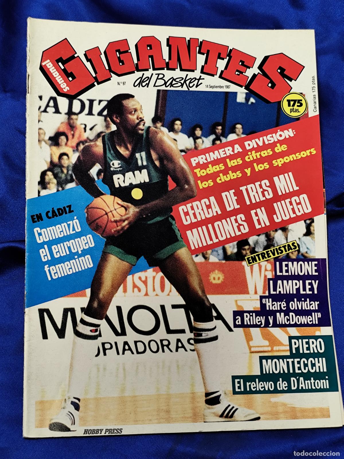 Coleccionismo deportivo: REVISTA GIGANTES DEL BASKET N&ordm; 97 con poster