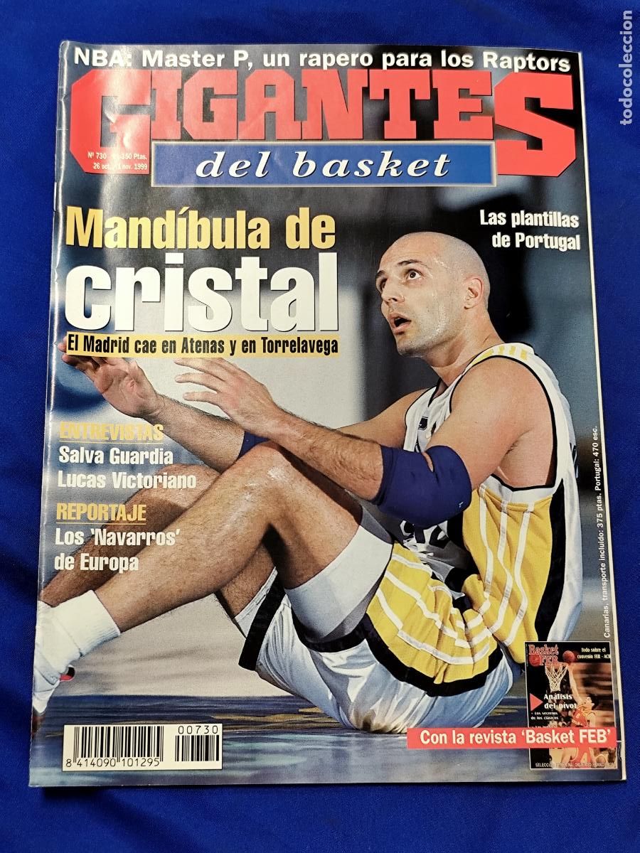 Coleccionismo deportivo: Revista de GIGANTES del BASKET 730 CON POSTER