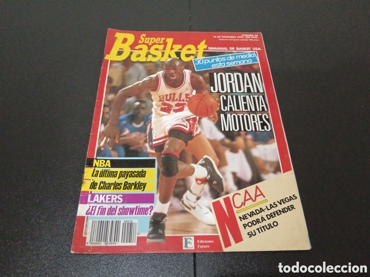 Sammelleidenschaft Sport: REVISTA SUPERBASKET N&deg; 58 A&Ntilde;O 1990 JORDAN CHARLES BARKLEY CON P&Oacute;STER MARK WEST