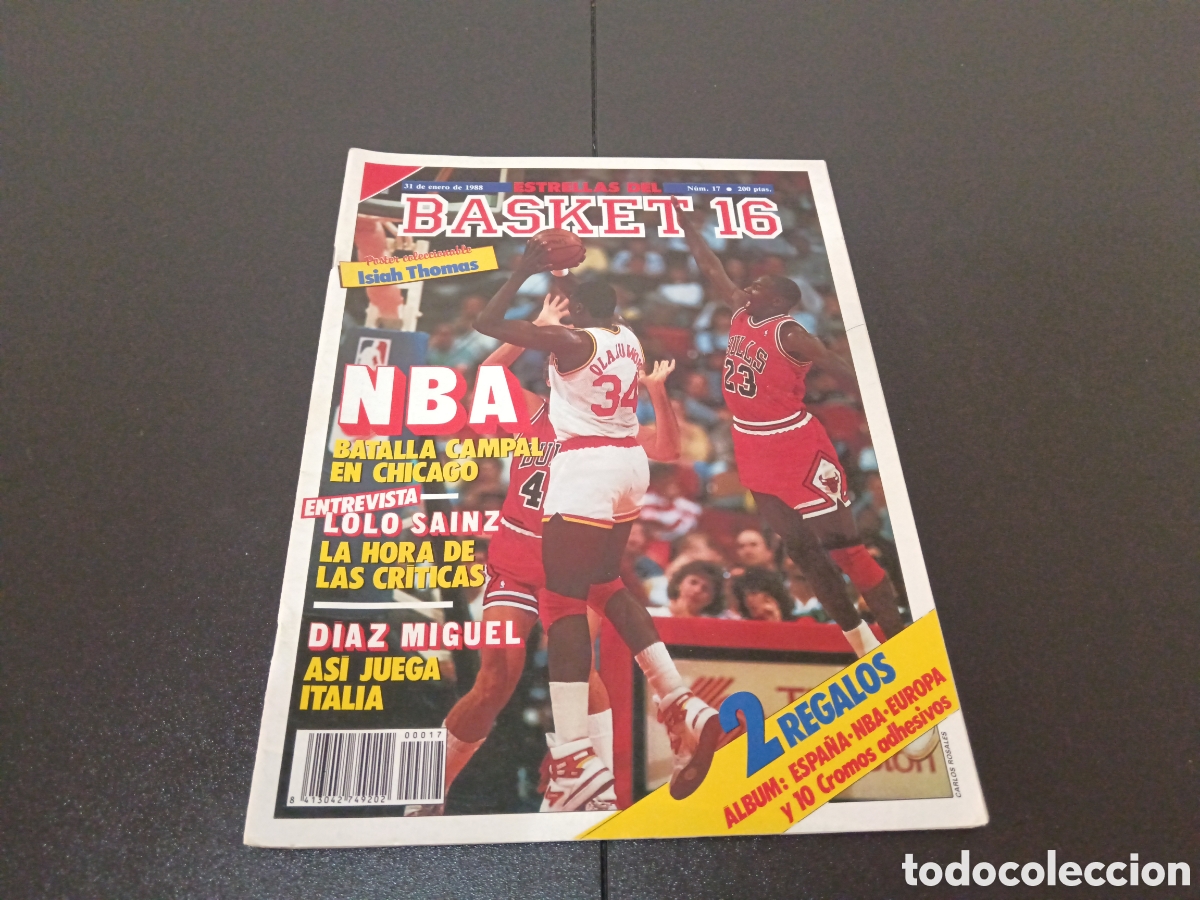 Sammelleidenschaft Sport: REVISTA ESTRELLAS DEL BASKET 16 N&deg; 17 A&Ntilde;O 1988 PETROVIC LOLO SAINZ JORDAN