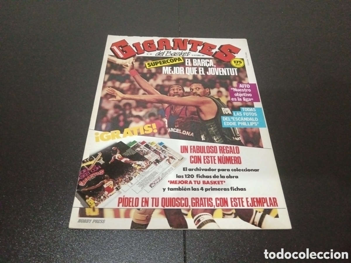 Coleccionismo deportivo: REVISTA GIGANTES DEL BASKET N&deg; 101 A&Ntilde;O 1987 JOAQU&Iacute;N RUIZ LORENTE &Oacute;SCAR ROBERTSON BOB COUSY PETE
