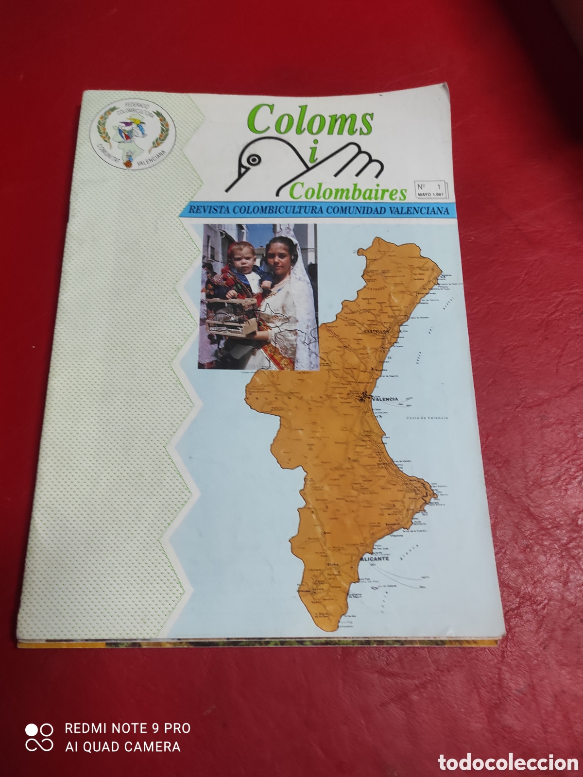 Collezionismo sportivo: Revista colombaires revista Colombicultura comunidad valenciana.N&ordm;1.Mayo 1991