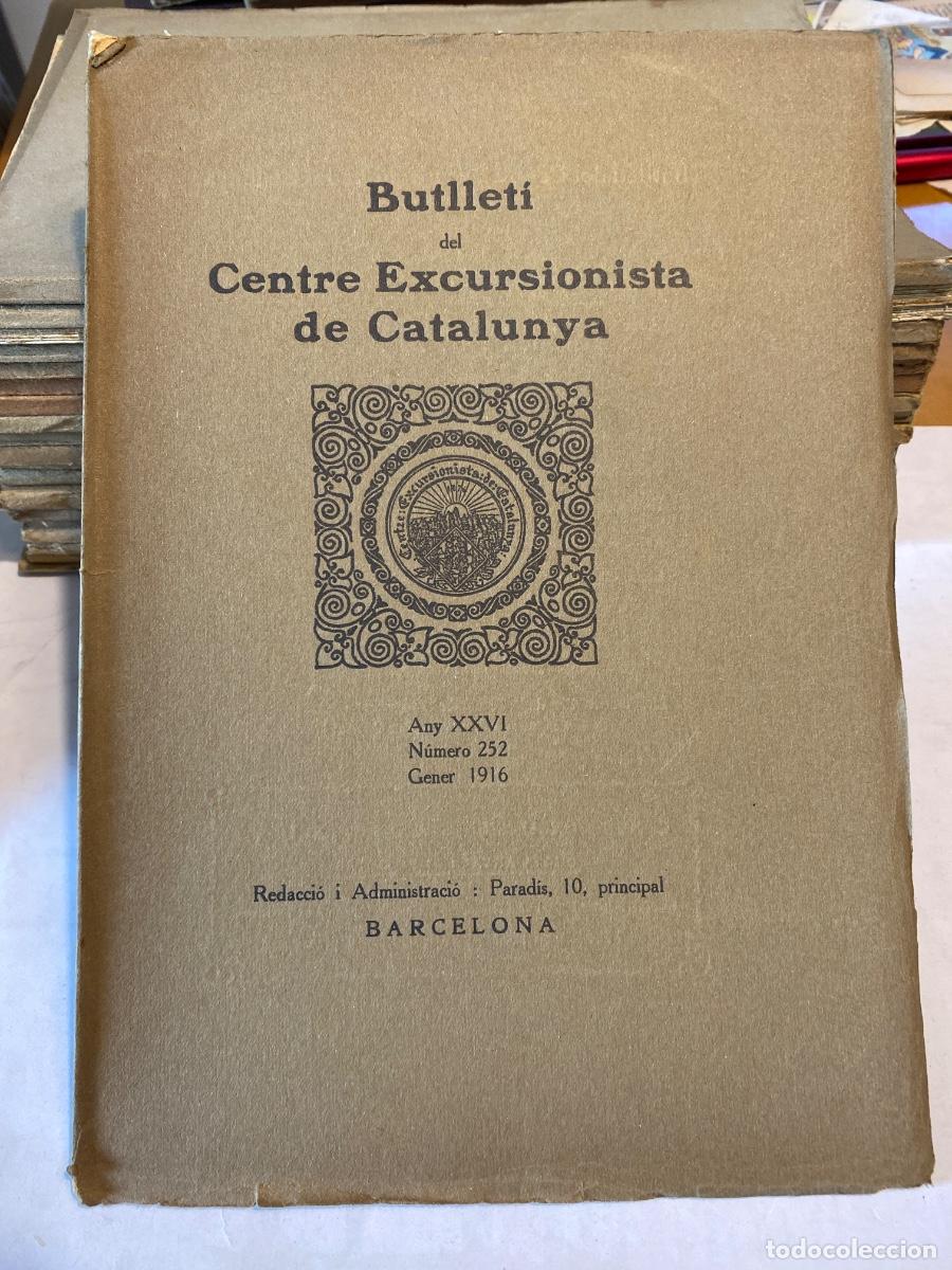 Sammelleidenschaft Sport: BUTLLETI DEL CENTRE EXCURSIONISTA DE CATALUNYA N&ordm; 252 GENER 1916