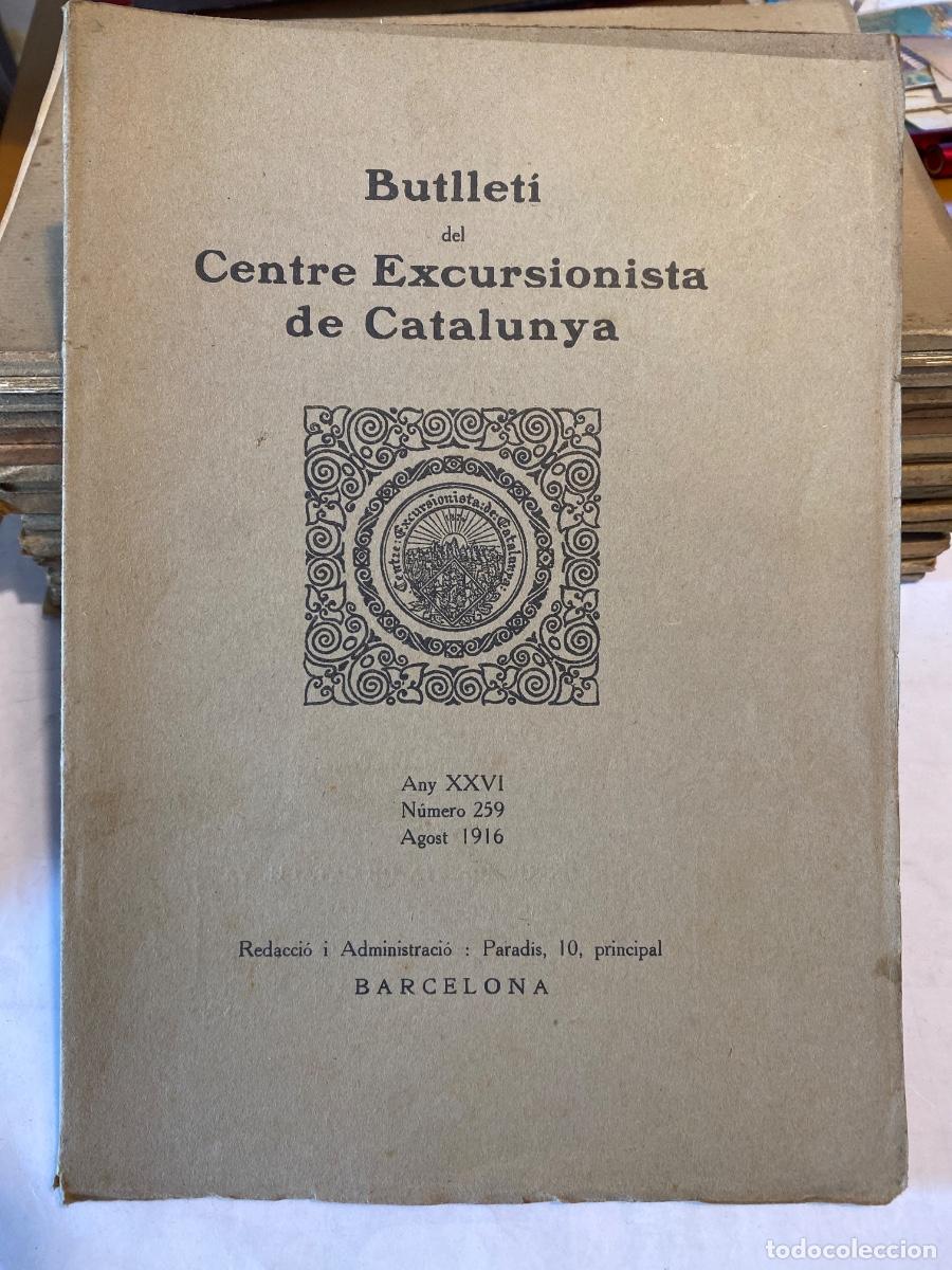 Sammelleidenschaft Sport: BUTLLETI DEL CENTRE EXCURSIONISTA DE CATALUNYA N&ordm; 259 AGOST 1916