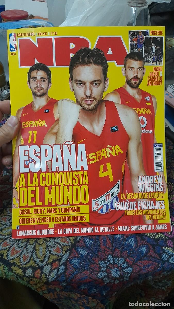 Coleccionismo deportivo: Revista baloncesto NBA 260 Selecci&oacute;n espa&ntilde;ola Espa&ntilde;a Andrew Wiggins Pau Marc Gasol