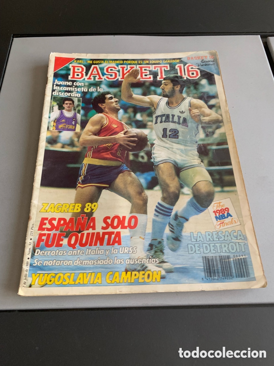 Sports collectibles: BASKET 16. n 91. ZAGREB 89