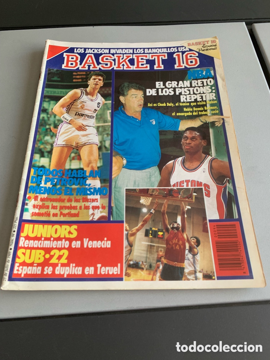 Collectionnisme sportif: BASKET 16. n 94. Especial Vacaciones