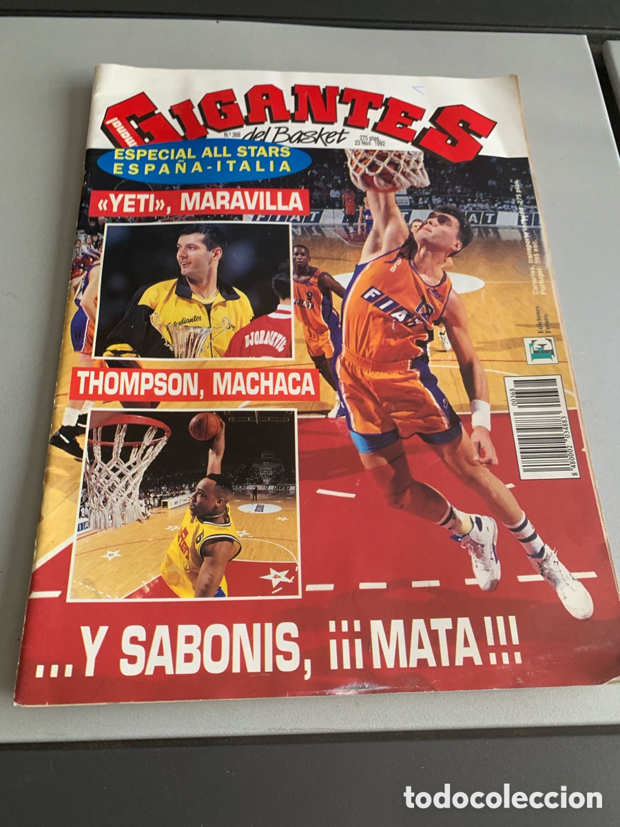 Collectionnisme sportif: GIGANTES del BASKET n 368. p&oacute;ster CHADLER THOMPSON